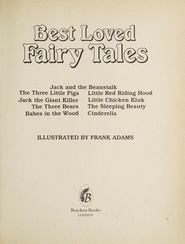 Best Loved Fairy Tales