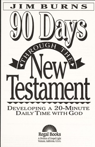 90 days through the New Testament