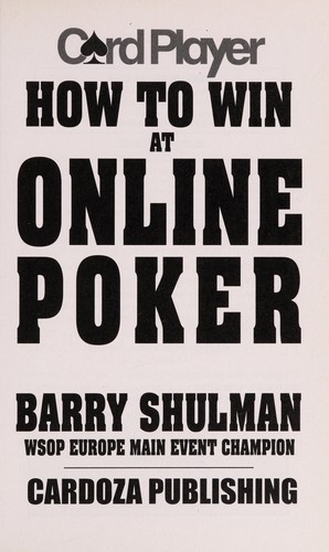 How to Win at Online Poker