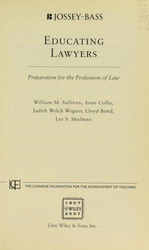 Educating Lawyers