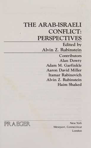 The Arab-Israeli conflict
