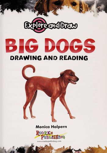 Big dogs drawing and reading