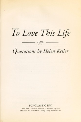 To love this life