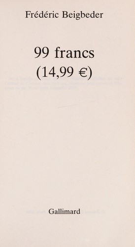 99 francs (14,99€)