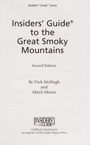 Insiders' Guide to the Great Smoky Mountains