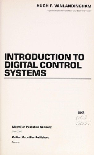 Introduction to Digital Control Systems