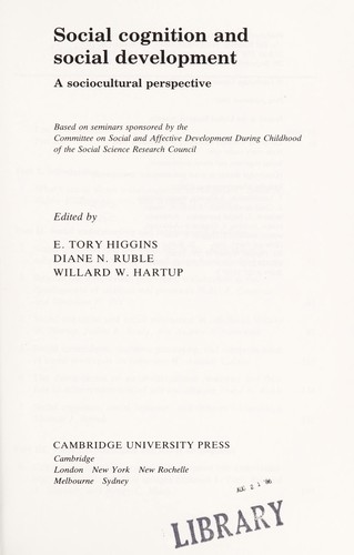 Social cognition and social development