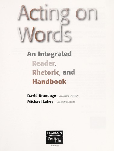Acting on words
