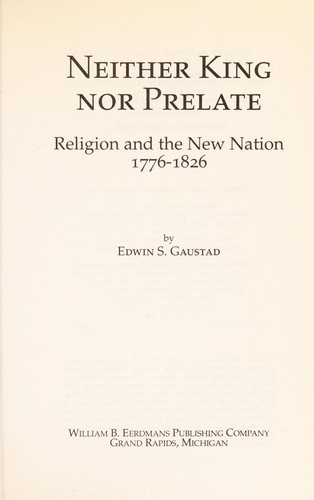 Neither king nor prelate
