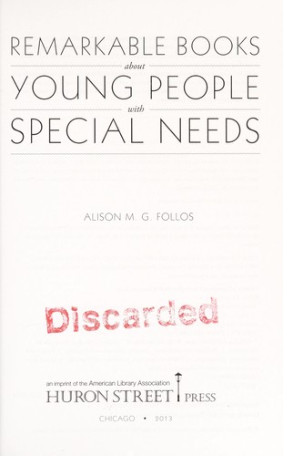 Remarkable Books About Young People with Special Needs