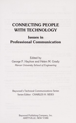 Connecting People with Technology