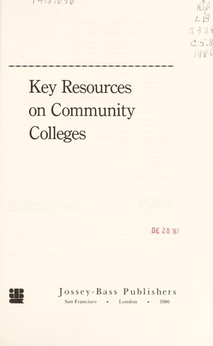 Key Resources on Community Colleges