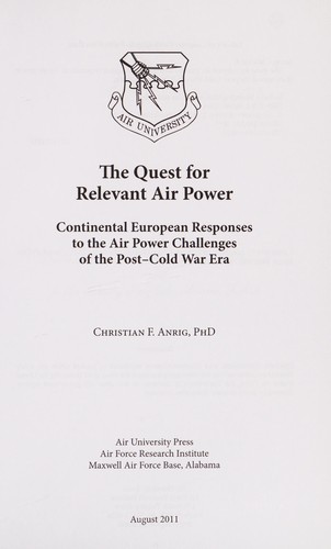 The quest for relevant air power