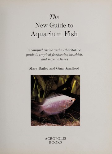 The New Guide to Aquarium Fish