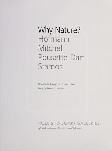 Why nature?