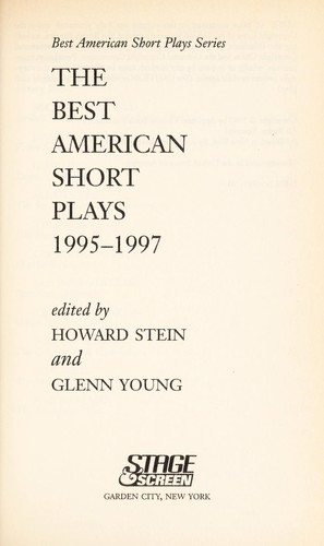 The Best American Short Plays, 1995-1997
