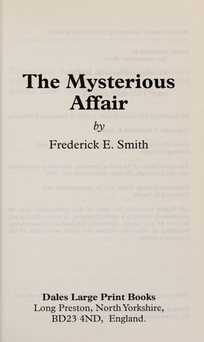 The mysterious affair