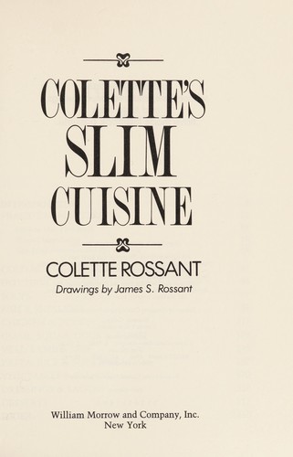 Colette's Slim cuisine