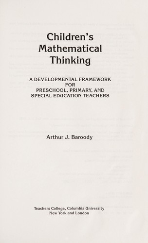 Children's mathematical thinking