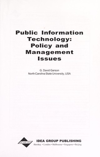 Public information technology