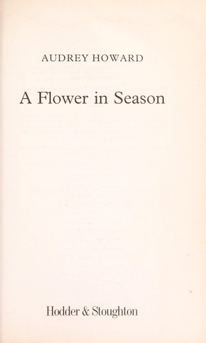 A flower in season