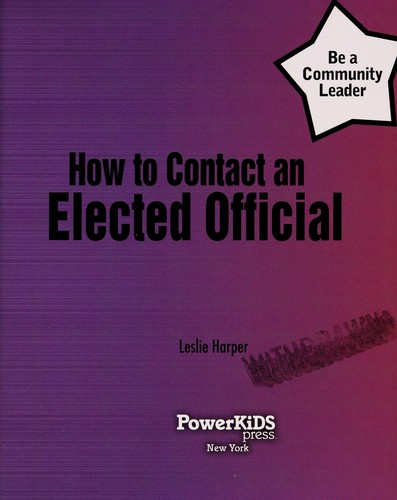 How to contact an elected official