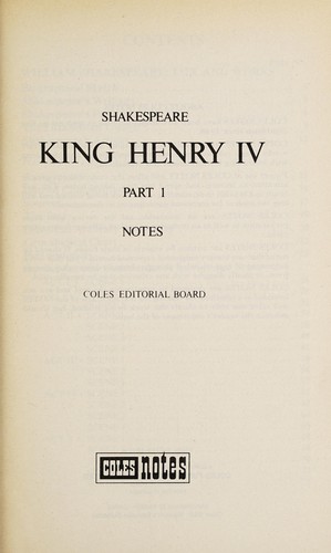 King Henry IV Part 1