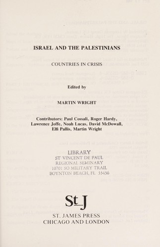 Israel and the Palestinians