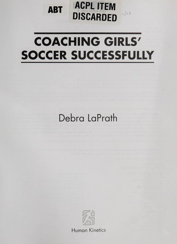 Coaching girls' soccer successfully
