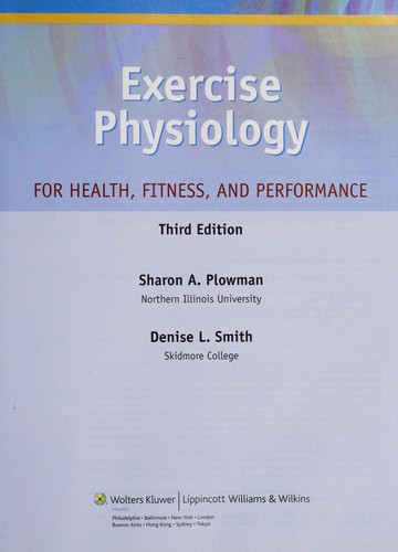 Exercise Physiology for Health, Fitness, and Performance
