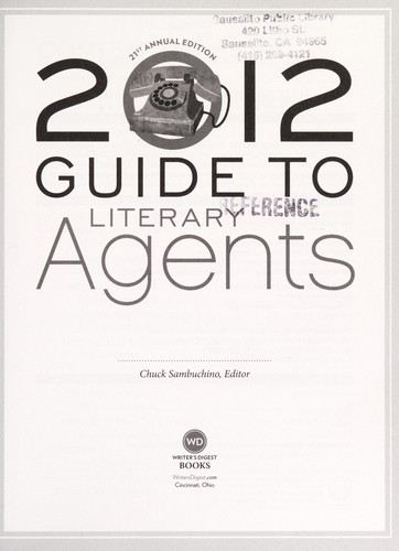 2012 guide to literary agents