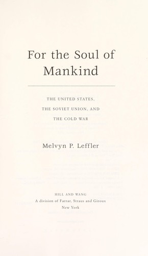 For the soul of mankind