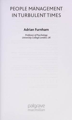 People Management in Turbulent Times