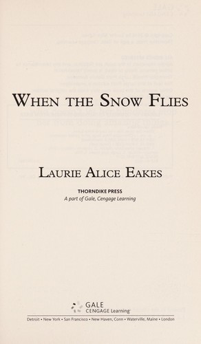 When the Snow Flies