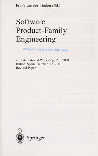 Software Product-Family Engineering