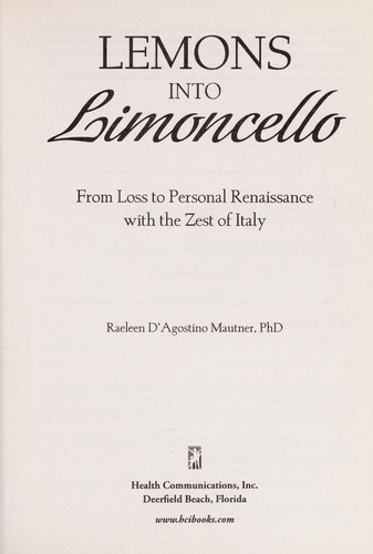 Lemons into limoncello