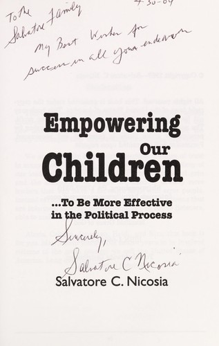 Empowering our children-- to be more effective in the political process