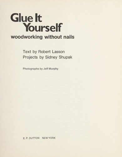 Glue It Yourself