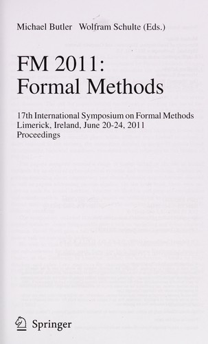 FM 2011: Formal Methods