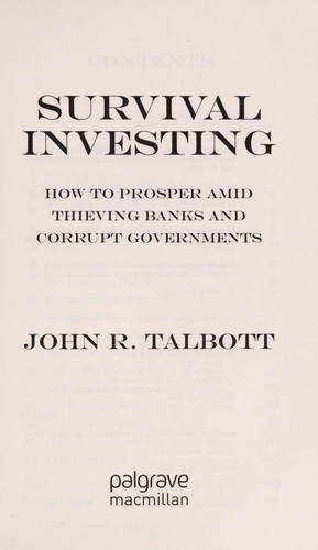 Survival investing
