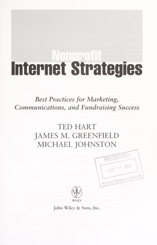 Nonprofit Internet Strategies