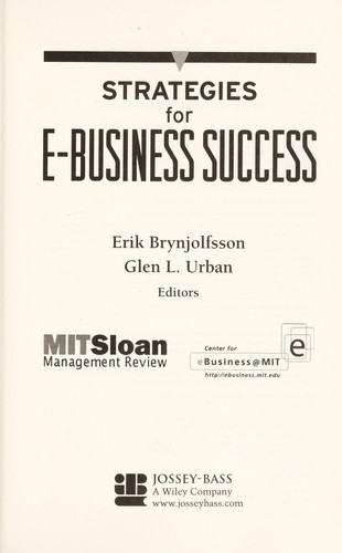 Strategies for e-business success
