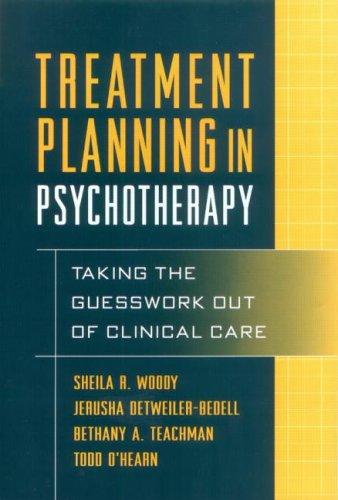 Treatment planning in psychotherapy