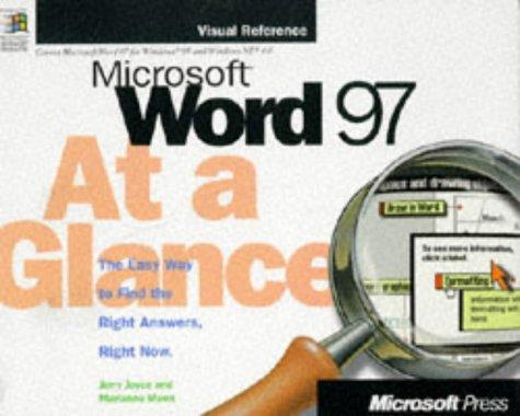 Microsoft Word 97 at a Glance