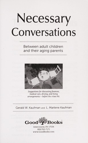 Necessary Conversations