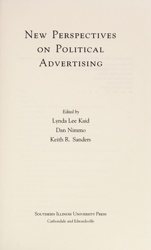 New Perspectives on Political Advertising