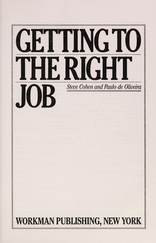 Getting to the Right Job