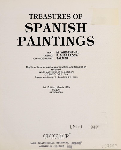 Treasures of Spanish paintings