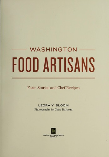Washington food artisans