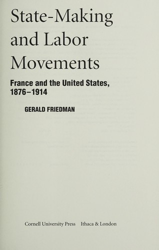 State-making and Labor Movements
